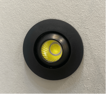 Mini empotrable LED Negra 3W Voltage AC85-265v Grado de protección IP 20 Temperatura del color (K) 3500/6500 Vida útil (h) 30.000